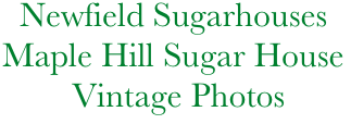       Newfield Sugarhouses
    Maple Hill Sugar House         
            Vintage Photos